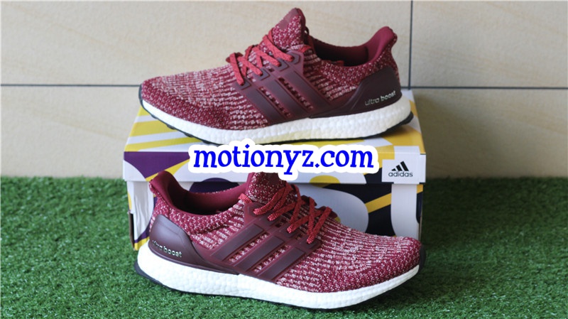 Real Boost Adidas Ultra Boost 3.0 Burgundy Red